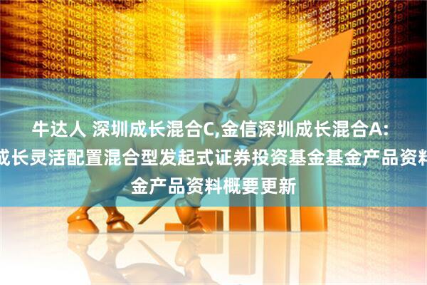 牛达人 深圳成长混合C,金信深圳成长混合A: 金信深圳成长灵活配置混合型发起式证券投资基金基金产品资料概要更新